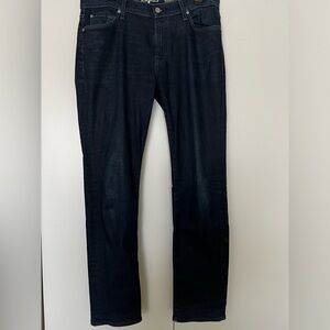 7 for all mankind men’s blue jeans size 33 slimmy